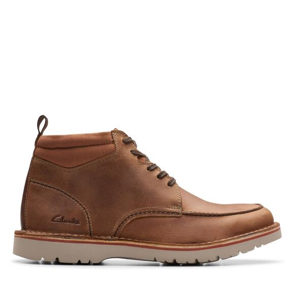 NWT Clarks Men’s Eastridge Peak Chukka Boot Light Brown Leather 7.5 M